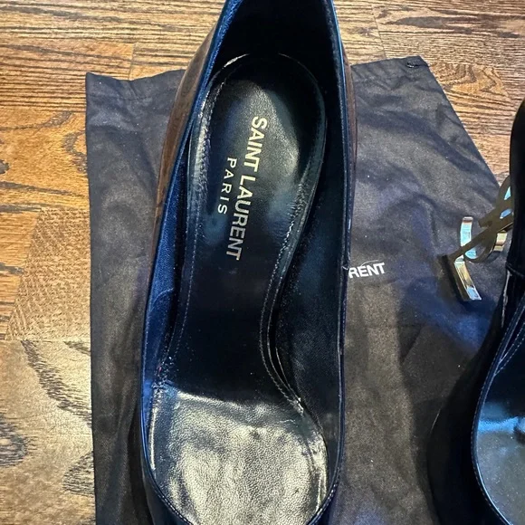 SAINT LAURENT OPYUM PUMPS IN PATENT LEATHER - 38.5 - Picture 12 of 15